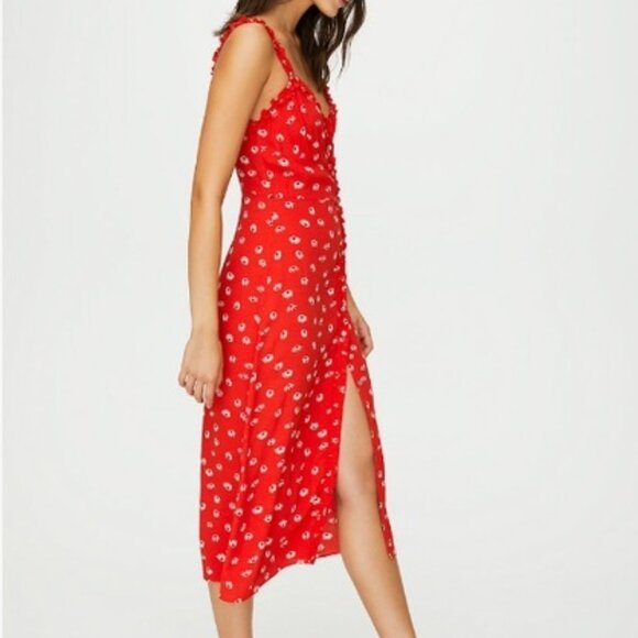 Wilfred Heartthrob Dress in Flame Red - Picture 2 of 8